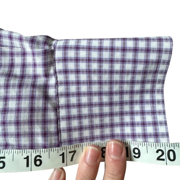 Tom Ford Purple Plaid Button Front Shirt - Picture 10 of 10